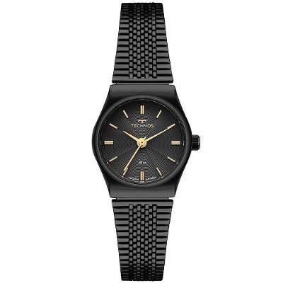 Relógio Feminino 2035NDG-1P Analógico Pulseira de Metal Preto Technos