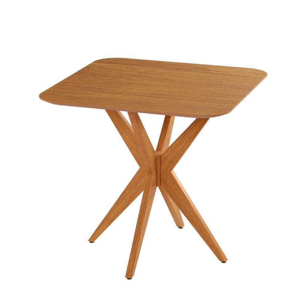 Mesa De Jantar Simpatia Tampo Retangular 90x90cm Mdf Jcm Cinamomo - 1