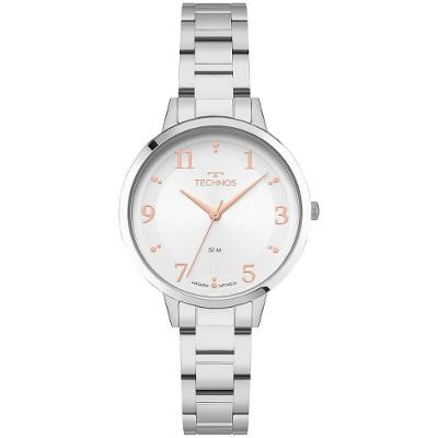 Relógio Feminino 2035NBZ-1K Analógico Pulseira em Aço Prata Technos
