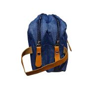 Bolsa Necessaire Masculina Feminina Organizadora Multifuncional Portátil Viagem Trabalho Impermeável Azul - 4