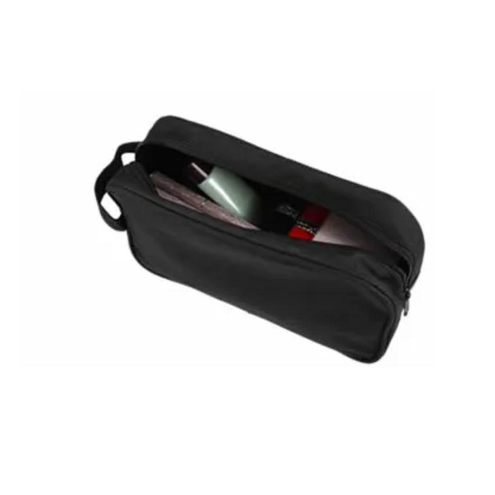 Necessaire Bolsa Para Maquiagem E Cosméticos Multifuncional Portátil Impermeável Preto - 2
