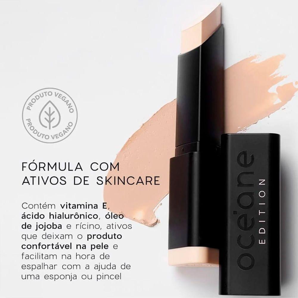 Océane Foundation Stick Base Honey - Base Em Bastão 8g - 2