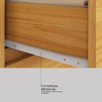 Guarda Roupa Capelinha Pérsia 4 Portas Cinamon Touch/off White Com Espelho - Demóbile Cinamon Touch/off White - 6