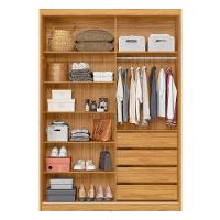 Guarda Roupa Casal Riva 2 Portas Deslizantes Flex Cinamon Touch Com Espelho - Demóbile Cinamon Touch - 5