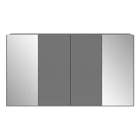 Aparador Buffet Com Espelho Suspenso Vegas Grafite - 3