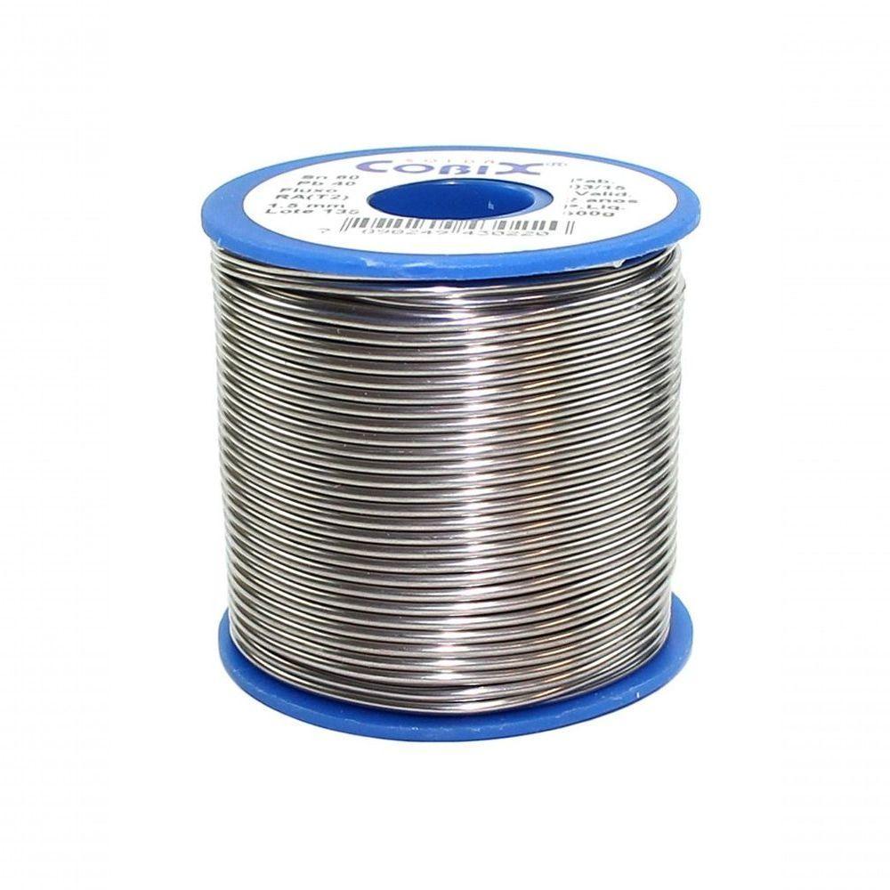 Solda Azul Cobix Sn60-pb40 500 Gramas - 1