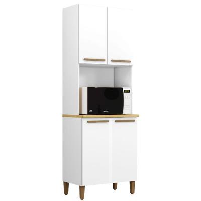 Paneleiro Romano 4 Portas Branco Arte Móveis