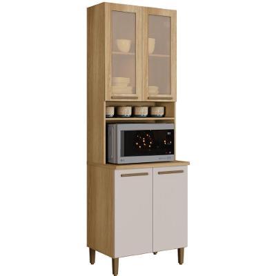 Paneleiro Premium 4 Portas Cinamomo Off White Arte Móveis