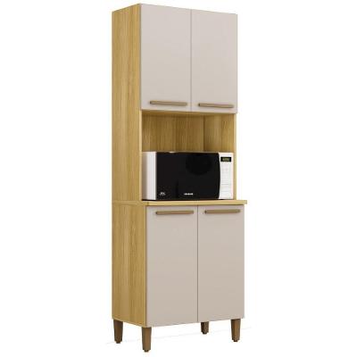 Paneleiro Romano 4 Portas Cinamomo Off White Arte Móveis