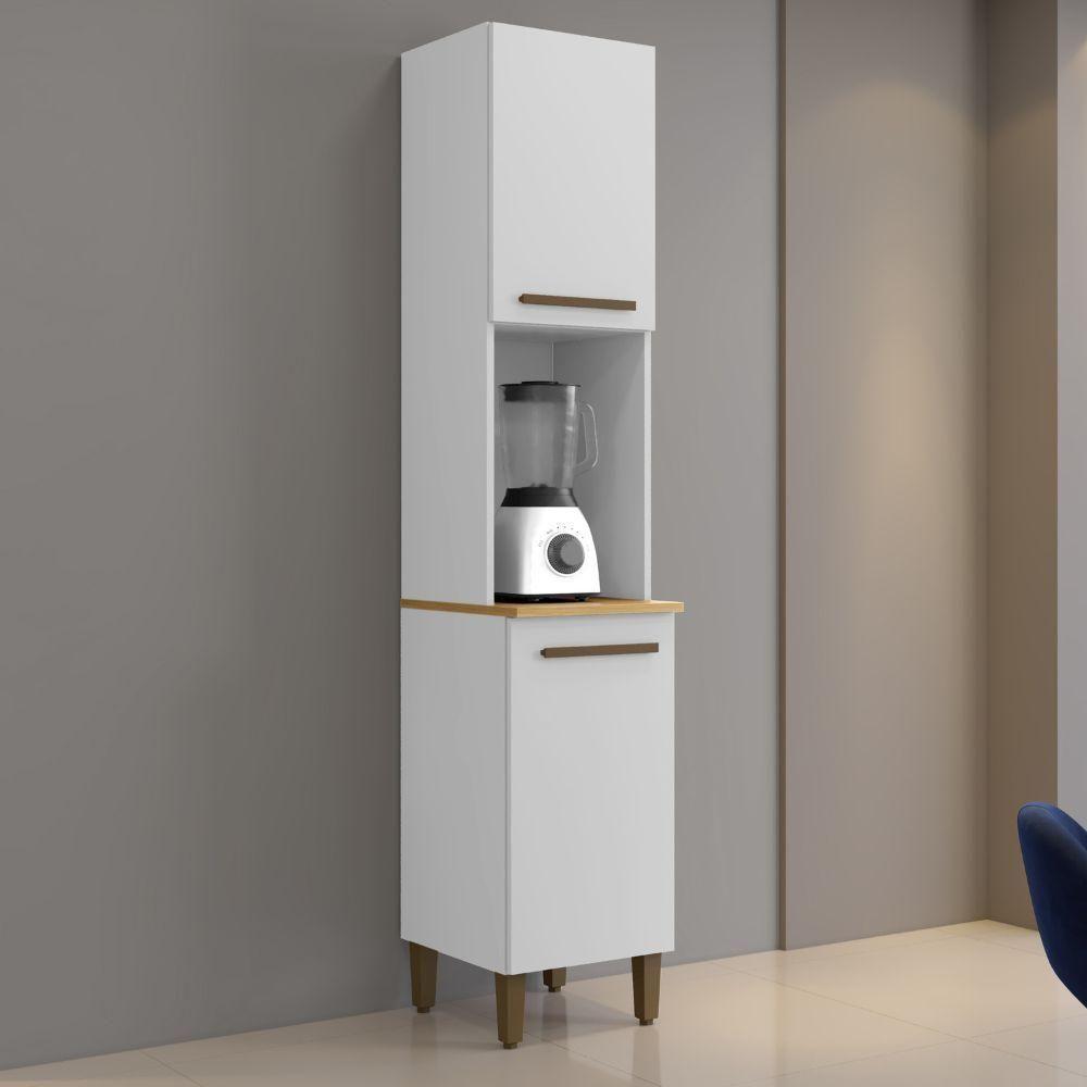 Paneleiro Platina 2 Portas Branco Arte Móveis - 2