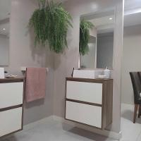 Gabinete Para Banheiro Com Cuba E Espelheira 60cm Mdf Freijo Dubai - On Móveis - 7