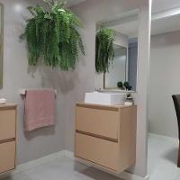 Gabinete Para Banheiro Com Cuba E Espelheira 60cm Mdf Rosa Dubai - On Móveis - 7