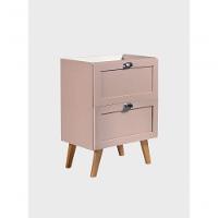 Gabinete Para Banheiro Com Tampo E Cuba 60cm Retro Mdf Rosa Milano - On Móveis - 10