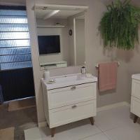 Gabinete Para Banheiro Com Cuba E Espelheira 80cm Retro Mdf Branco Milano - On Móveis - 7