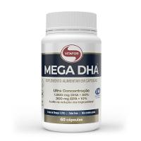 Mega Dha Vitafor 1000mg - 60 Cápsulas Suplemento De Ômega-3 Premium - 1