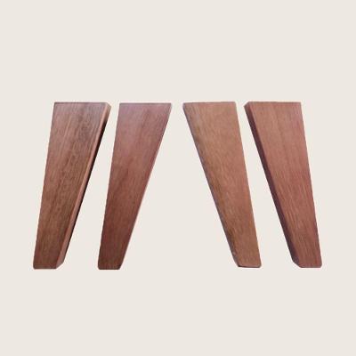 Conjunto com 4 P&eacute;s de Madeira Maci&ccedil;a &ndash; 20&#8239;cm de Altura
