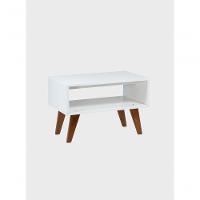 Mesa De Centro Retro 60cm Mdf Branco - On Móveis - 3