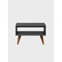 Mesa De Centro Retro 60cm Mdf Grafite - On Móveis - 2