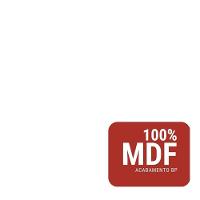 Espelho Para Banheiro Com Led 60cm Mdf Branco - On Móveis - 5