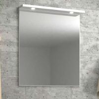 Espelho Para Banheiro Com Led 80cm Mdf Grafite - On Móveis - 1