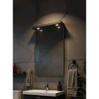 Espelho Para Banheiro Com Led 60cm Mdf Grafite - On Móveis - 8