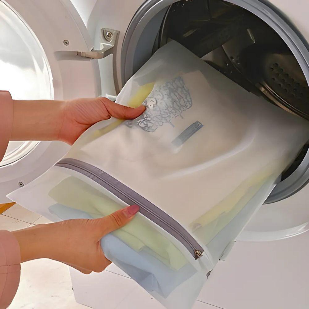 Saco De Lavanderia E Armazenamento Poliéster Com Zíper - 6