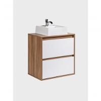 Gabinete Para Banheiro Com Cuba 60cm Mdf Freijo Dubai - On Móveis - 7