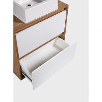 Gabinete Para Banheiro Com Cuba 60cm Mdf Freijo Dubai - On Móveis - 9