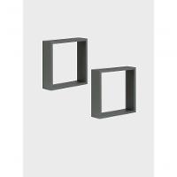 Kit De 2 Nichos 30cm Mdf Verde - On Móveis - 2