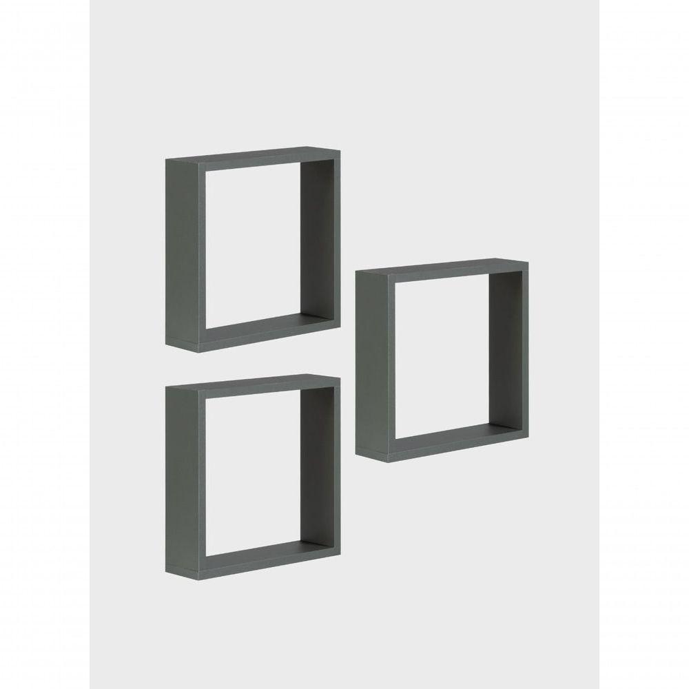 Kit De 3 Nichos 30cm Mdf Verde - On Móveis - 2