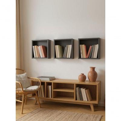 Kit De 3 Nichos 30cm Mdf Verde - On Móveis