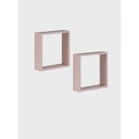 Kit De 2 Nichos 30cm Mdf Rosa - On Móveis - 2