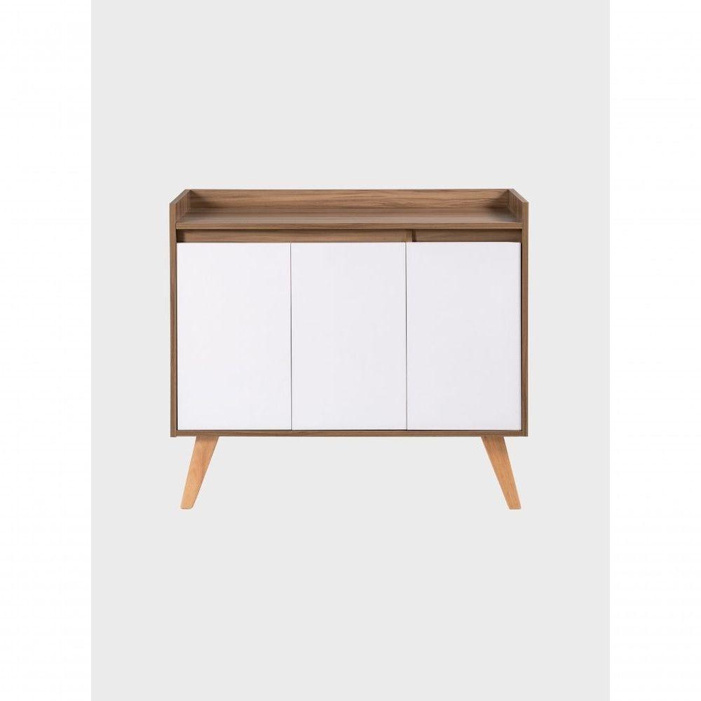 Aparador Buffet 90cm Retro Mdf Freijo Madri - On Móveis - 8