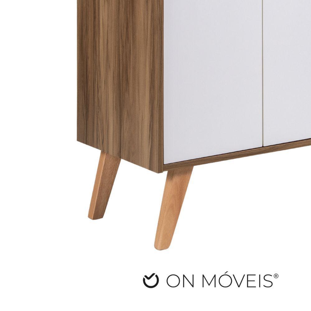 Aparador Buffet 90cm Retro Mdf Freijo Madri - On Móveis - 9