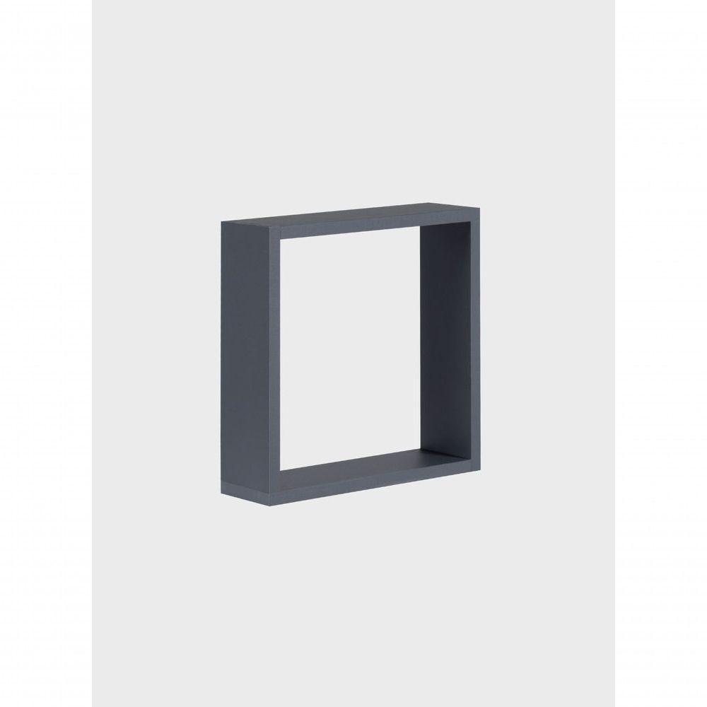 Kit De 3 Nichos 30cm Mdf Grafite - On Móveis - 3