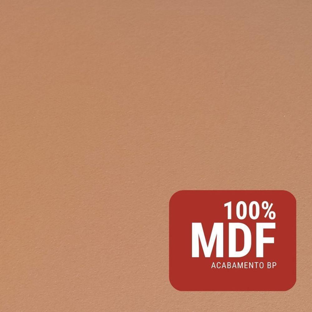 Rack Para Tv Com Prateleira 180cm Retro Mdf Rosa Dallas - On Móveis - 5