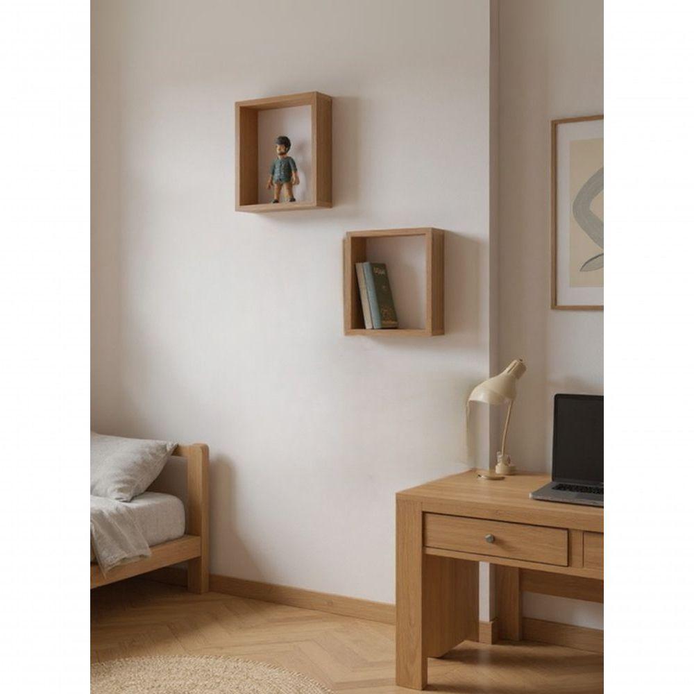 Kit De 2 Nichos 30cm Mdf Freijó - On Móveis - 1