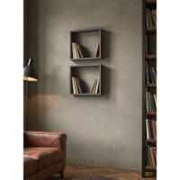 Kit De 2 Nichos 30cm Mdf Grafite - On Móveis - 1