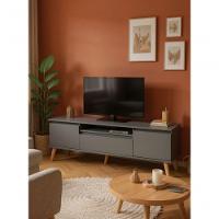 Rack Para Tv Com Prateleira 180cm Retro Mdf Verde Dallas - On Móveis - 9