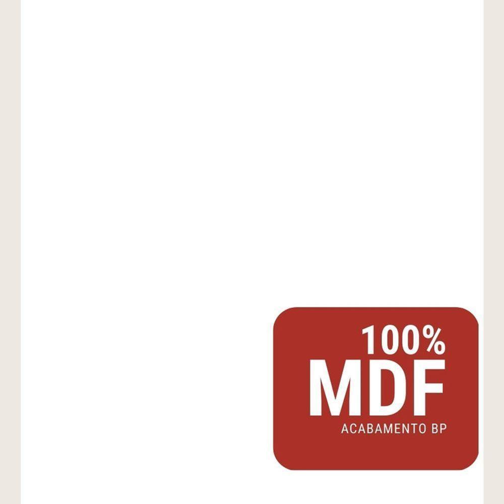 Rack Para Tv Com Prateleira 150cm Retro Mdf Branco Dallas - On Móveis - 7