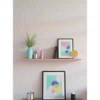 Rack Para Tv Com Prateleira 150cm Retro Mdf Rosa Dallas - On Móveis - 9