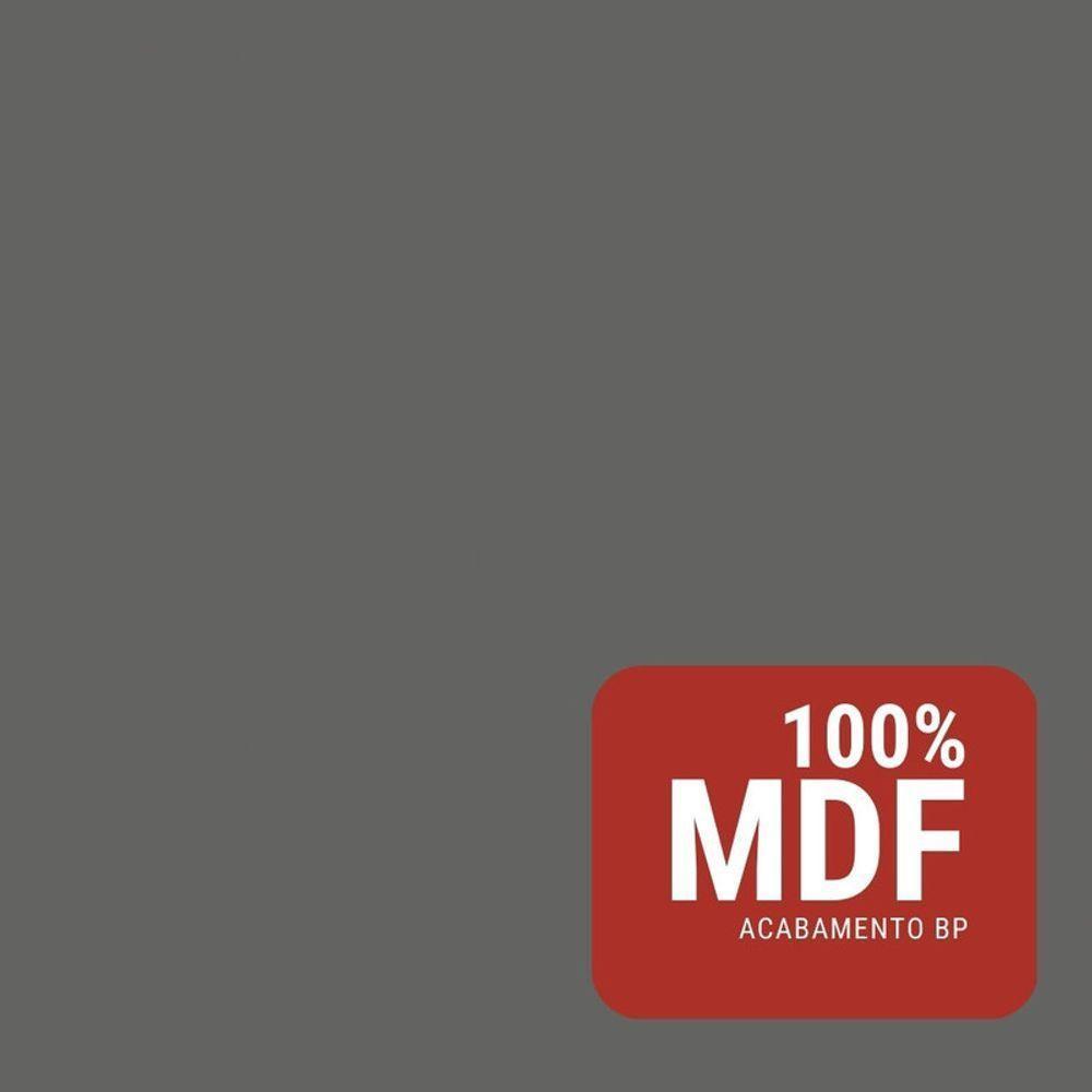 Rack Para Tv Com Prateleira 180cm Retro Mdf Grafite Dallas - On Móveis - 4