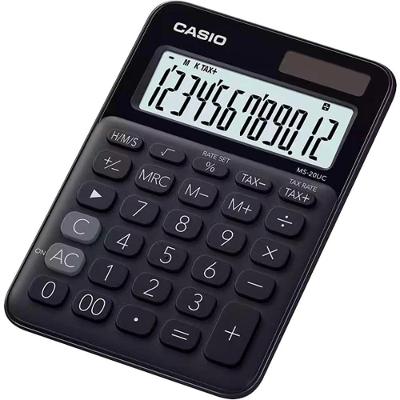 Calculadora De Mesa Casio Ms20uc 12 Dígitos Preta