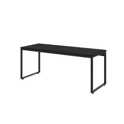 Mesa Kuadra Diretor 180x70x75cm Preto ônix - Est. Preta Preto ônix - Est. Preta