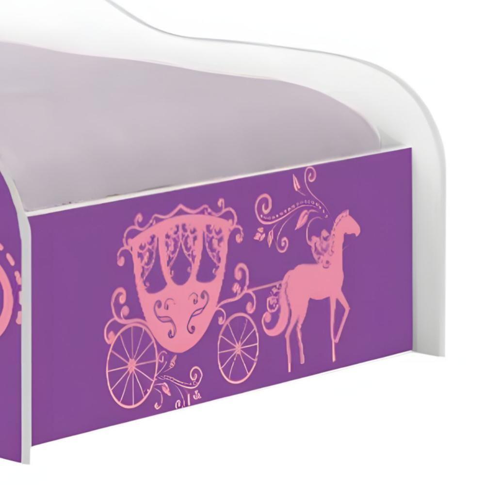 Cama Infantil Glow Carruagem De Princesa - 5