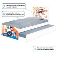 Bicama Solteiro Hop Com Cabeceira Patrulha Ursinhos - 3