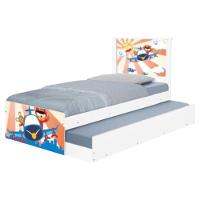 Bicama Solteiro Hop Com Cabeceira Patrulha Ursinhos - 6
