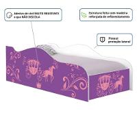 Cama Infantil Glow Carruagem De Princesa Com Colchão - 3