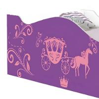 Cama Infantil Glow Carruagem De Princesa Com Colchão - 5