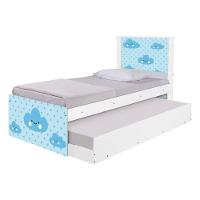 Bicama Solteiro Hop Com Cabeceira Nuvem Menino - 6